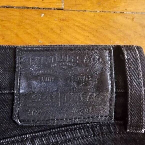 Levi's 502 x Justin Timberlake Premium Slim Black Jeans 29x32 - Picture 10 of 10